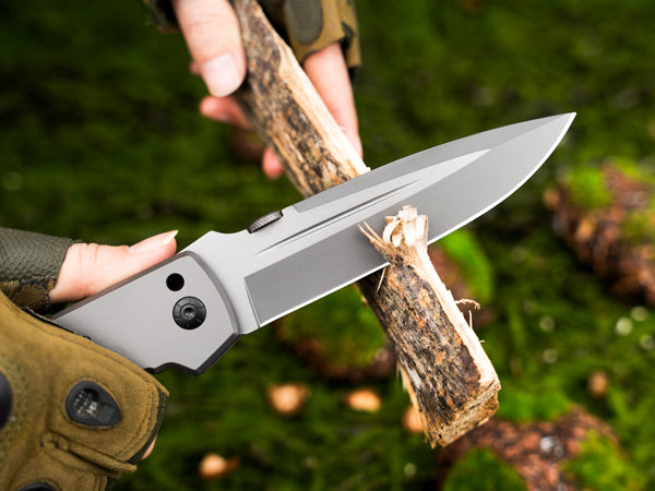 NedFoss DA52 Klappmesser,  Grosses Taschenmesser mit 13cm Klinge, Universal Outdoor Klappmesser, Einhandmesser